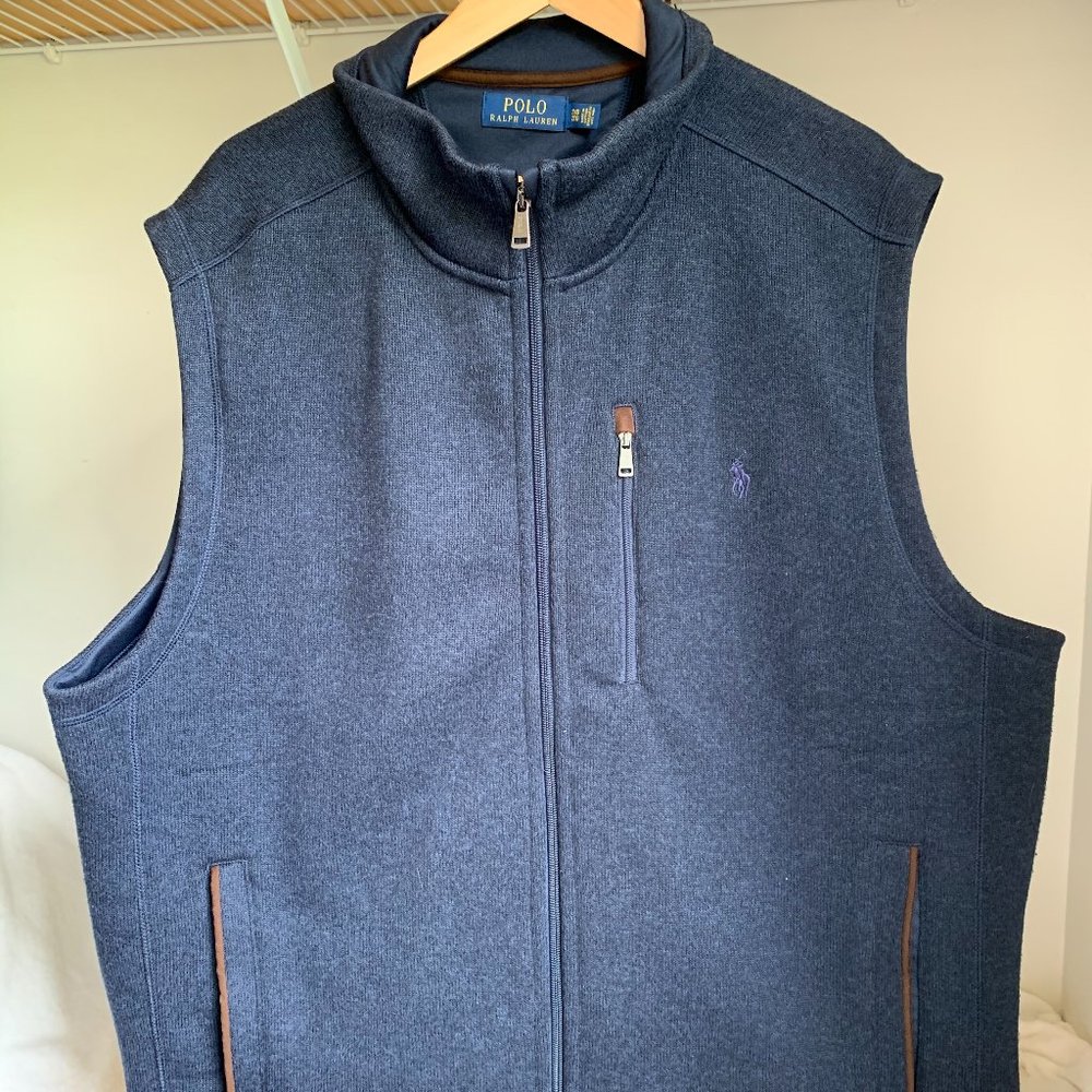 Polo Ralph Lauren Zip Sweater Vest Size 2XB, 2XL